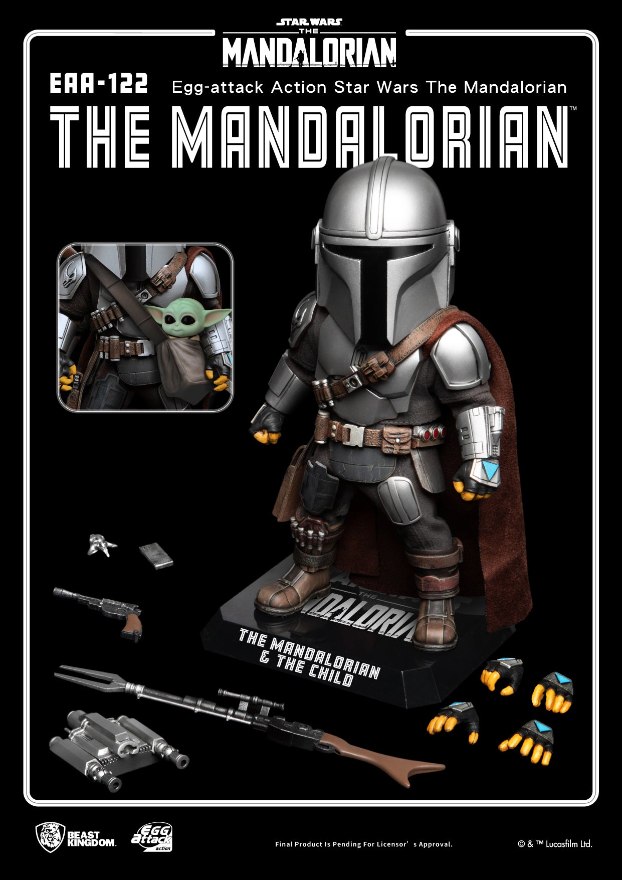 STAR WARS MANDALORIAN EAA-122 THE MANDALORIAN
