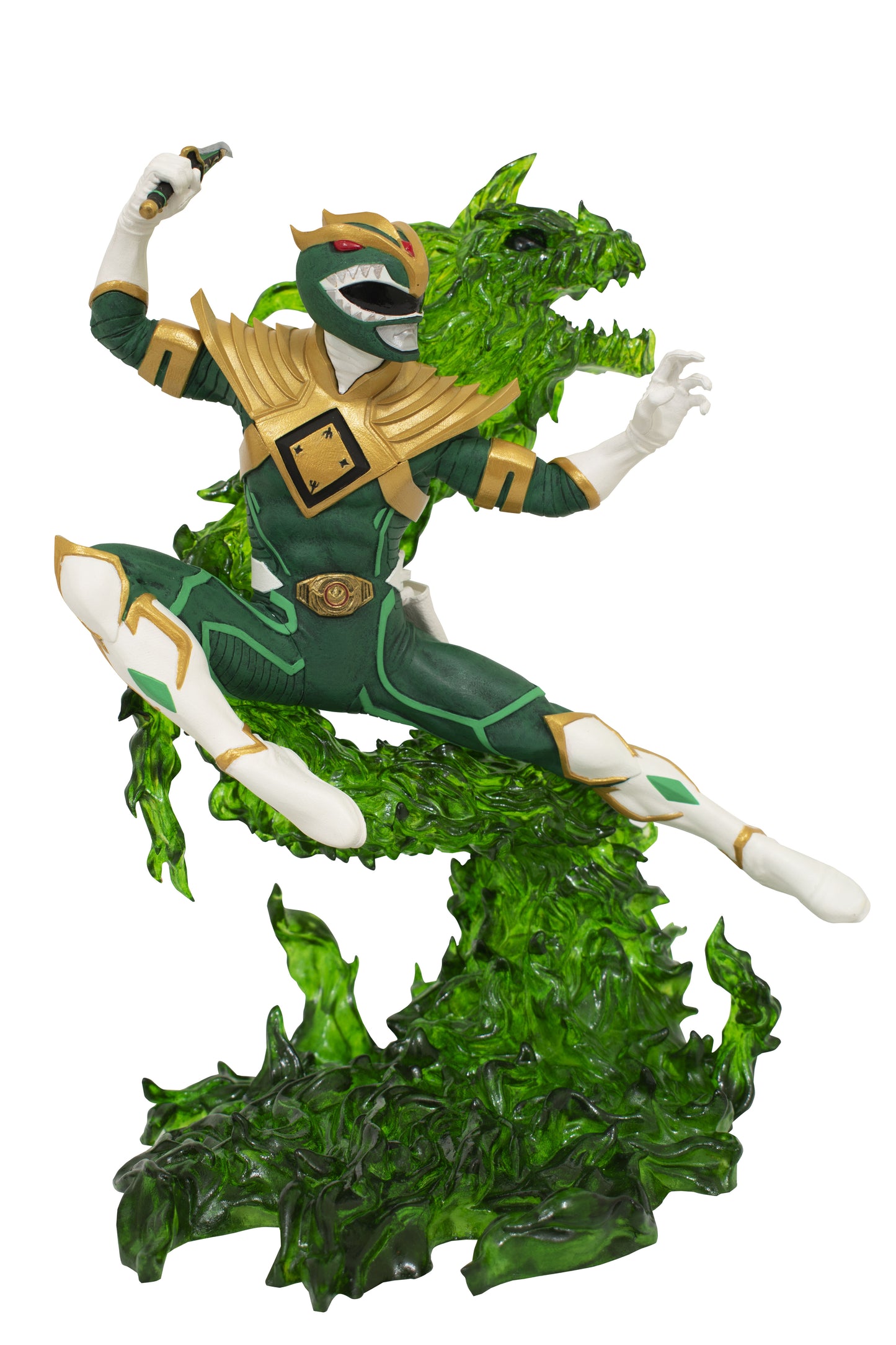 POWER RANGERS GALLERY GREEN RANGER PVC STATUE