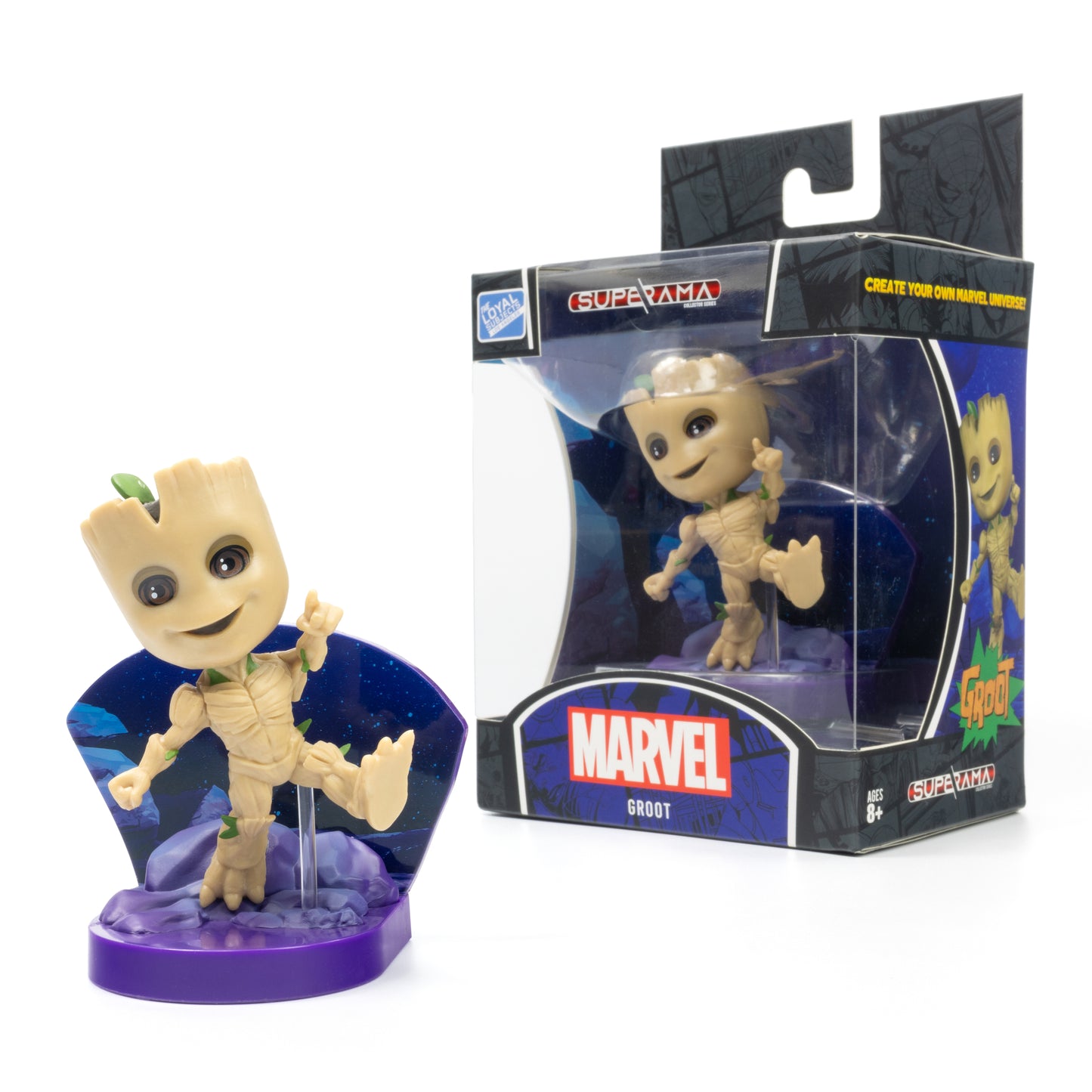 SUPERAMA MARVEL W1 GROOT FIGURAL DIORAMA