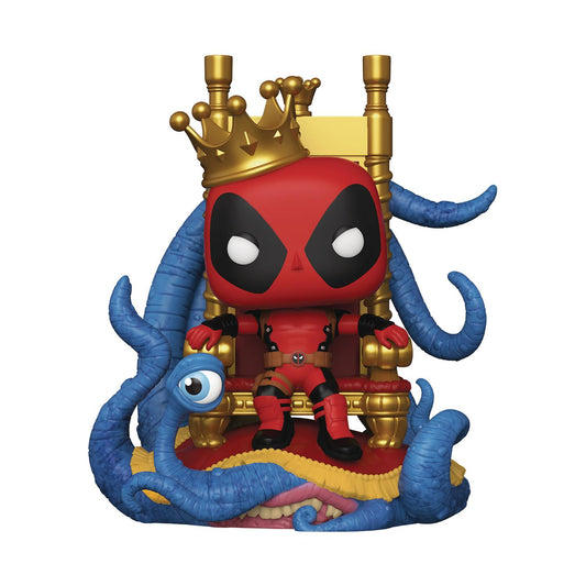 POP DELUXE MARVEL HEROES KING DEADPOOL ON THRONE PX EXCLUSIVE